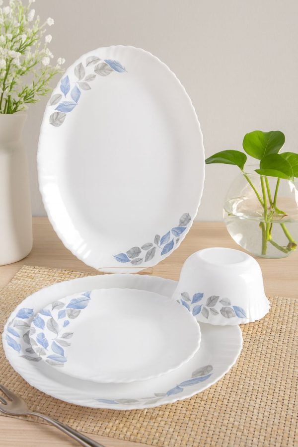 Treo Aurella Fluted Opalware Dinner Set 27 Pcs – Lunis Design