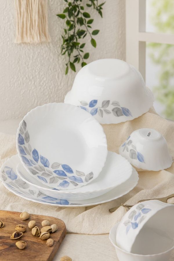 Treo Aurella Fluted Opalware Dinner Set 27 Pcs – Lunis Design