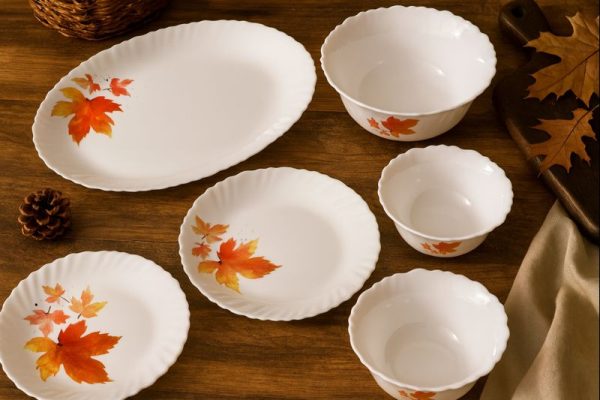 Treo Aurella Fluted Opalware Dinner Set 27 Pcs – Mapelle Design