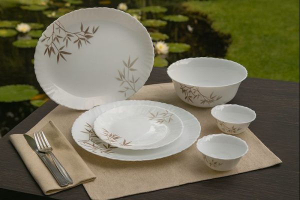 Treo Aurella Fluted Opalware Dinner Set 27 Pcs – Arashi Design