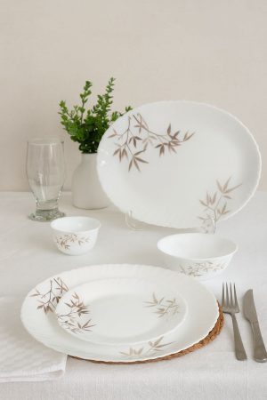 Treo Aurella Fluted Opalware Dinner Set 27 Pcs – Arashi Design