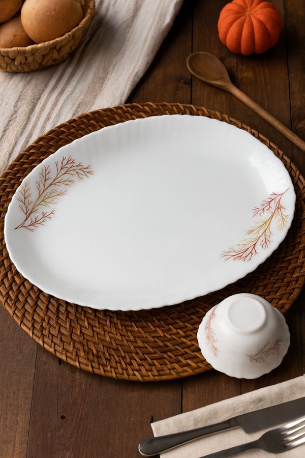 Treo Aurella Fluted Opalware Dinner Set 27 Pcs – Silvia Design