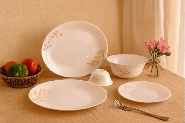 Treo Aurella Fluted Opalware Dinner Set 27 Pcs – Silvia Design