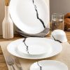 Treo Aurella Fluted Opalware Dinner Set 21 Pcs – Stria Design