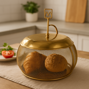 Mirror King Fruit Basket Gold_5