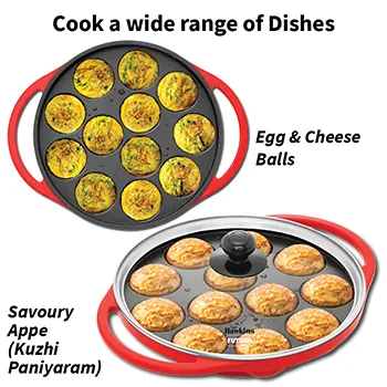 Hawkins Non-Stick Appe Pan (NAPE24G) – 24 Pit Appam Patra for Crispy Appes