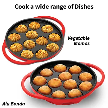 Hawkins Non-Stick Appe Pan (NAPE24G) – 24 Pit Appam Patra for Crispy Appes
