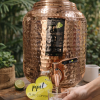 Pipal Hammered Pure Copper Water Matka – 5 Litre Hammered – Ayurvedic Drinking Water Pot