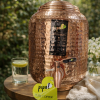 Pipal Hammered Pure Copper Water Matka – 5 Litre Hammered – Ayurvedic Drinking Water Pot