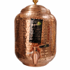 Pipal Hammered Pure Copper Water Matka – 5 Litre Hammered – Ayurvedic Drinking Water Pot