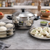 Radius Elite Plain Idly Pot 12 pits – Stainless steel Idli Cooker