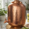 Pipal Pure Copper Water Matka – 8 Litre Hammered – Traditional Copper Water Pot for Drinking Water