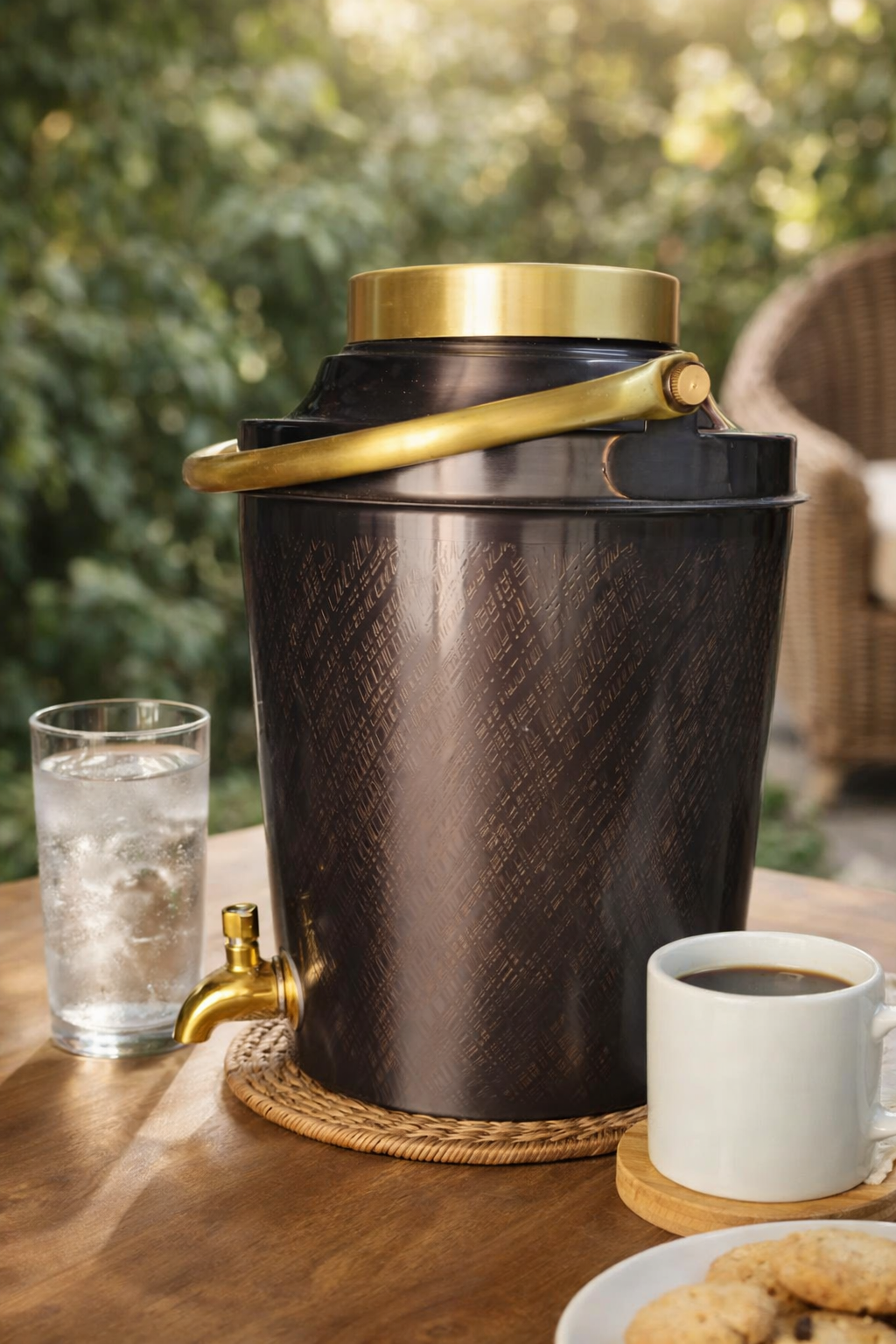 Pipal Rajwadi Copper Matka – 8 Liter Antique – Traditional Copper Water Pot