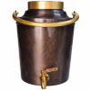 Pipal Rajwadi Copper Matka – 8 Liter Antique – Traditional Copper Water Pot