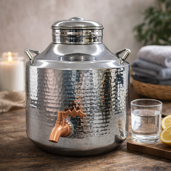 Mirror Swiss Water Tank Dispenser with Stand (Mathar Design) 10 Litre