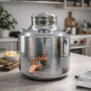 Mirror Swiss Water Tank Dispenser with Stand (Mathar Design) 10 Litre