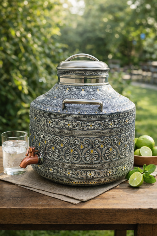 Mirror Swiss Antique Water Tank 10 Litre | Premium SS Drinking Water Storage Container