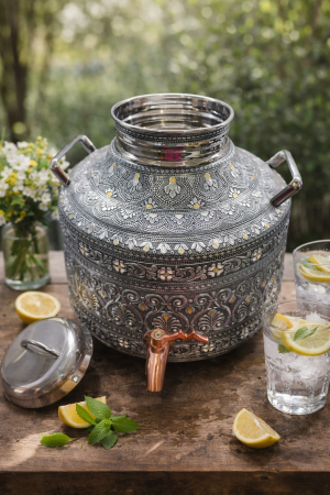 Mirror Swiss Antique Water Tank 10 Litre | Premium SS Drinking Water Storage Container