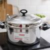 Vinod Stainless Steel Idli Cooker – 4 Plate – 16 Idli – Steamer with Lid