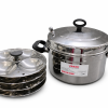 Vinod Stainless Steel Idli Cooker – 4 Plate – 16 Idli – Steamer with Lid