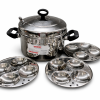Vinod Stainless Steel Idli Cooker – 4 Plate – 16 Idli – Steamer with Lid