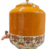 Pipal Designer Copper Water Matka  – 8 Litre Mango Carpet – Pure Copper Drinking Water Pot