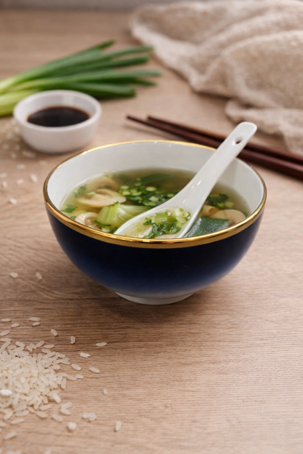 White Gold Fine Porcelain Dinner Set 35pcs – Dark Blue Gold Rim