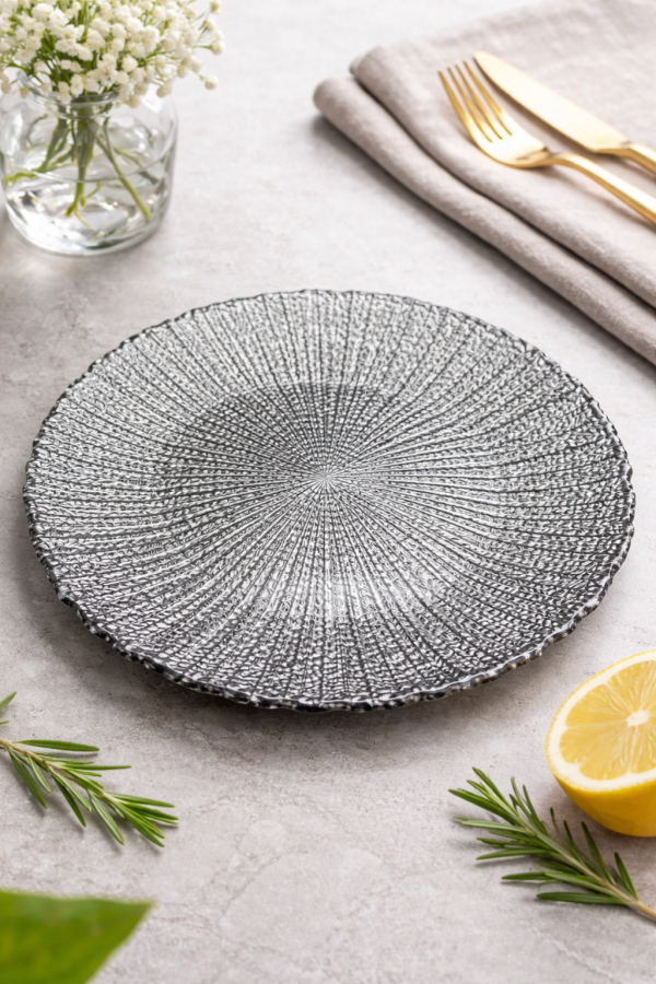 Dekor Cam Glass Dinner Set 27 Pcs – Grey