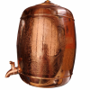 Pipal Handcrafted Copper Shagun Matka with Carved Design – 8 litre Carving ? Traditional Water Pot