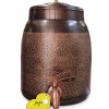 Pipal Rudra Copper Matka – 9 Litre Antique – Handcrafted Copper Water Storage Pot