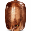 Pipal Handcrafted Copper Shagun Matka – 11 Litre Traditional Carving – Premium Water Pot