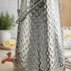 Prabha Tapered Hammered Water Pot – Dot Design – Stainless Steel Water Storage