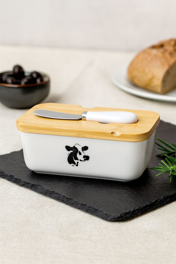 ROXX Madison Glass Butter Dish – Airtight Premium Butter Storage Container  –  6414