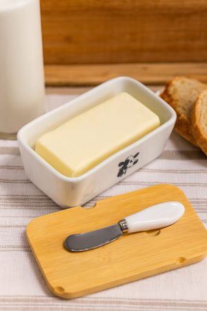 ROXX Madison Glass Butter Dish – Airtight Premium Butter Storage Container  –  6414