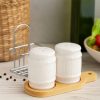 ROXX Dolce Salt and Pepper Shaker Set – Premium Tabletop Seasoning Containers  –  6405