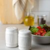 ROXX Dolce Salt and Pepper Shaker Set – Premium Tabletop Seasoning Containers  –  6405