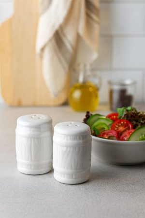 ROXX Dolce Salt and Pepper Shaker Set – Premium Tabletop Seasoning Containers  –  6405
