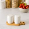 ROXX Dolce Salt and Pepper Shaker Set – Premium Tabletop Seasoning Containers  –  6405