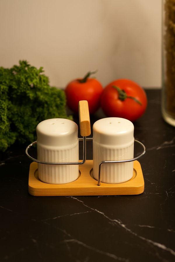 ROXX Kiana Salt & Pepper Shaker Set   –   Elegant Tabletop Seasoning Dispensers  –  6404