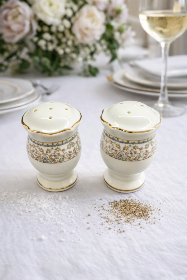 White Gold Fine Magnesium Porcelain Dinner Set 37pcs – HK37 Design