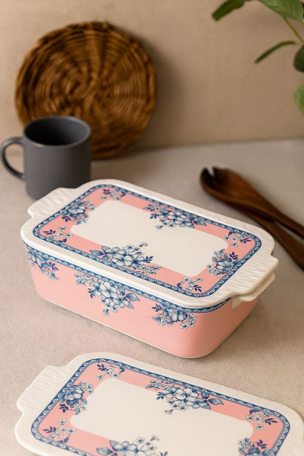 ROXX Benz 1.9L Rectangle Casserole   –   Candy Pink  –  6532