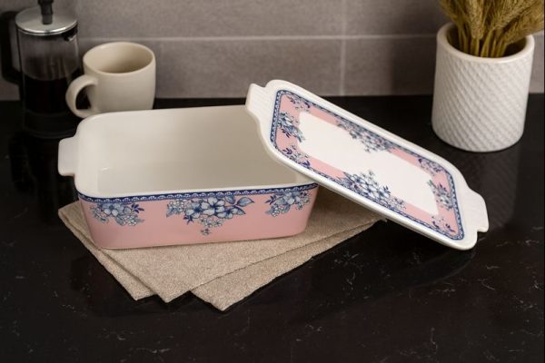 ROXX Benz 1.9L Rectangle Casserole   –   Candy Pink  –  6532