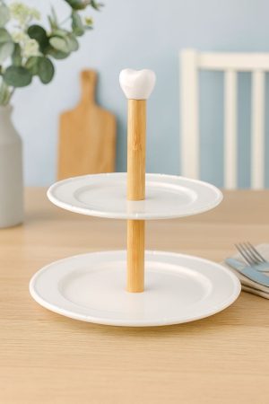 ROXX Elica 2 – Tier Kitchen Storage Stand   –   Multipurpose Organizer Set  –  6449