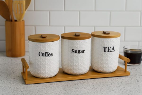 ROXX Midas Storage Jar Set – 4 Pieces   –   Airtight Kitchen Containers  –  6533