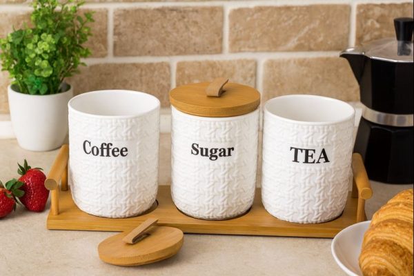 ROXX Midas Storage Jar Set – 4 Pieces   –   Airtight Kitchen Containers  –  6533