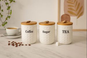 ROXX Midas Storage Jar Set – 4 Pieces   –   Airtight Kitchen Containers  –  6533