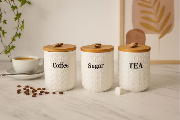 ROXX Midas Storage Jar Set – 4 Pieces   –   Airtight Kitchen Containers  –  6533