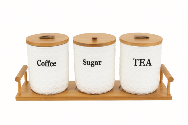 ROXX Midas Storage Jar Set – 4 Pieces   –   Airtight Kitchen Containers  –  6533