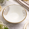 Clay Craft Gold Rim Premium Ceramic Luxury Dinner Set 40 Pcs