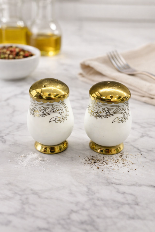 Clay Craft Gold Rim Premium Ceramic Luxury Dinner Set 40 Pcs